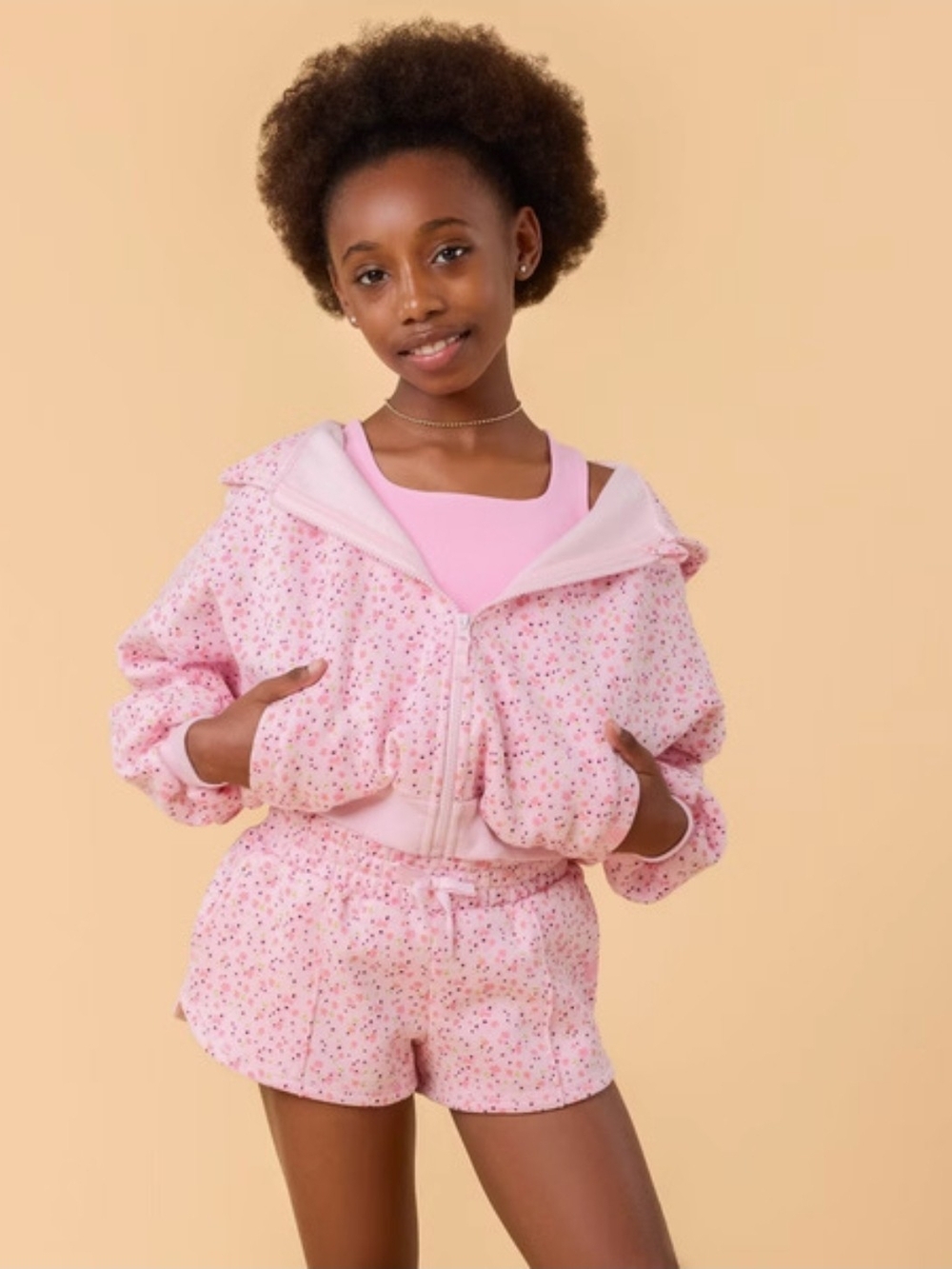Blogilates Girls' Mommy & Me Marshmallow Hoodie